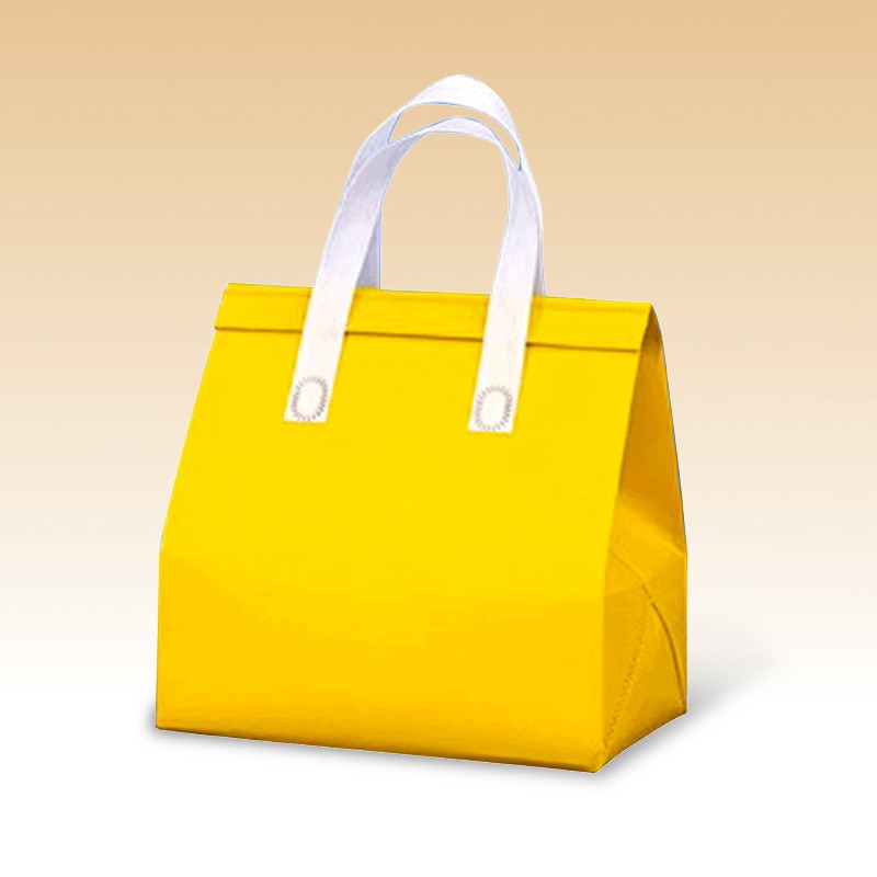纯黄——保温翻盖手提袋